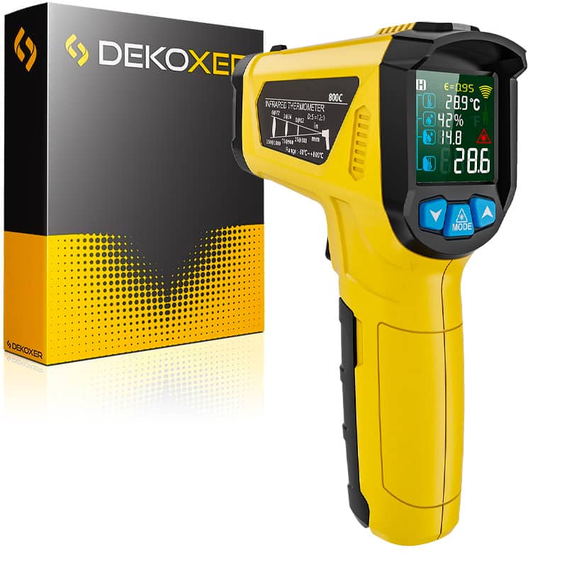 Thermomètre infrarouge D800 ⎮ Dekoxer